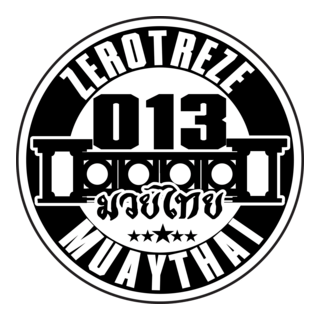 ZERO TREZE 013 MUAY THAI Tailândia Logo PNG Vector