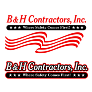 B&H Contractors, Inc Logo PNG Vector