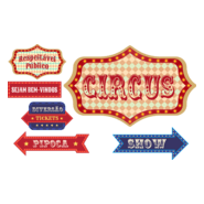 CIRCO - CIRCUS - SHOW Logo PNG Vector