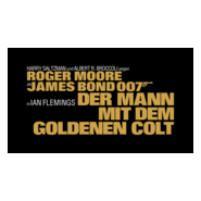 Der Mann mit dem goldenen Colt Logo PNG Vector