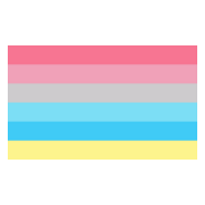 Genderflux Pride Flag Logo PNG Vector