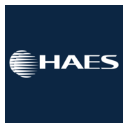 Haes Technologies White Logo PNG Vector
