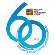 National Dairy Development Board (NDDB) 60 Years Logo PNG Vector