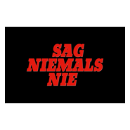 Sag niemals nie Logo PNG Vector