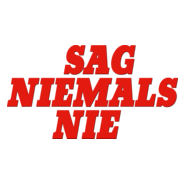 Sag niemals nie Logo PNG Vector