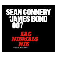 Sag niemals nie Logo PNG Vector