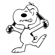 Snoopy angry Logo PNG Vector