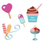 SORVETE PICOLÉ ICE CREAM POPSICLE Logo PNG Vector