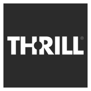 Thrill International White Logo PNG Vector