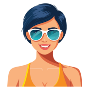 women with short hair Logo PNG Vector