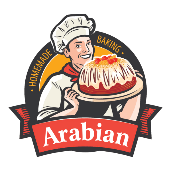 Arabian Sweets and Pastry Shop Logo PNG Vector