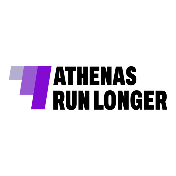 ATHENAS RUN LONGER Logo PNG Vector