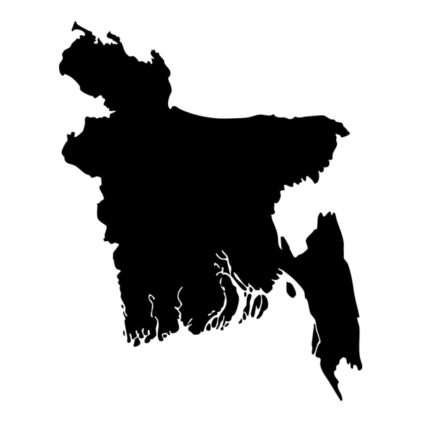 Bangladesh Map Logo PNG Vector