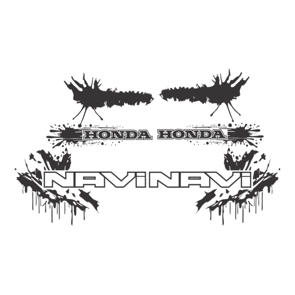 Calcomania Honda Navi Logo PNG Vector
