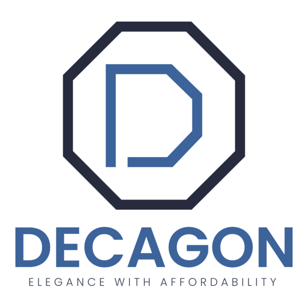 Decagon D Logo PNG Vector
