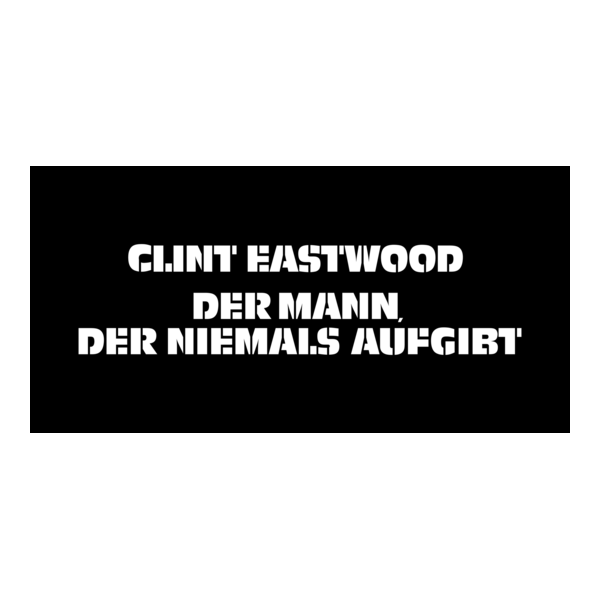 Der Mann der niemals aufgibt Logo PNG Vector
