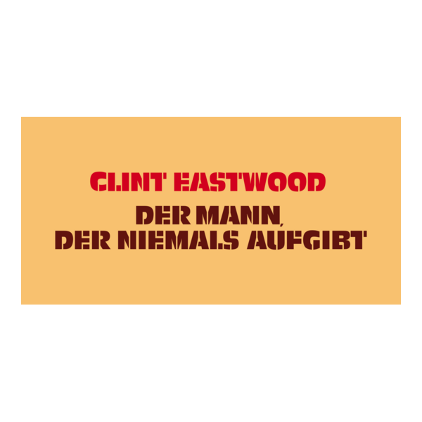 Der Mann der niemals aufgibt Logo PNG Vector