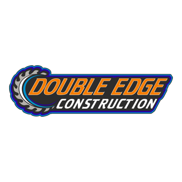 Double Edge Construction Logo PNG Vector