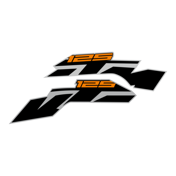 Duke 125 Sticker Logo PNG Vector