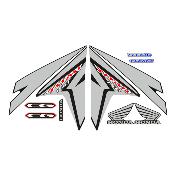 Honda Cg Titan 150 2015 Logo PNG Vector