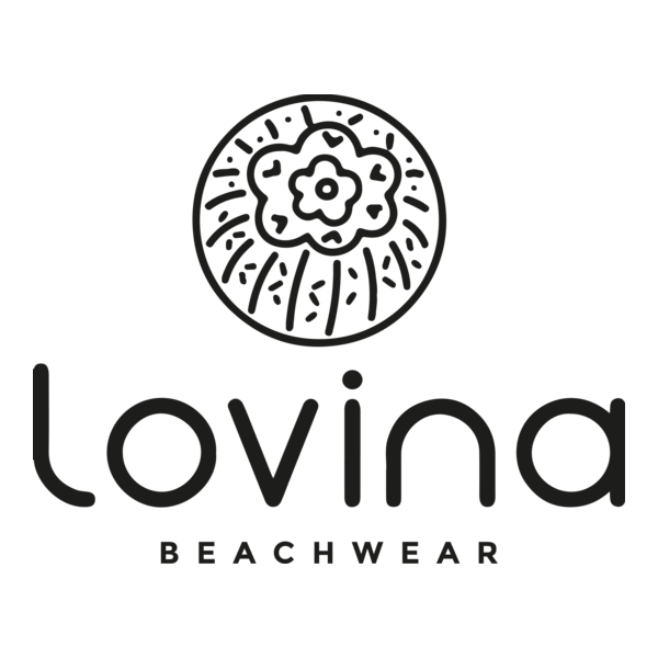 Lovina Beachwear Logo PNG Vector