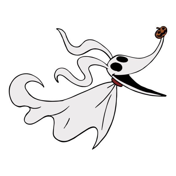 Nightmare Before Christmas - Zero Logo PNG Vector