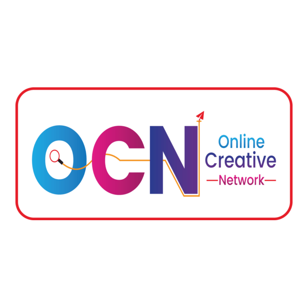 Online Creative Network OCN Logo PNG Vector