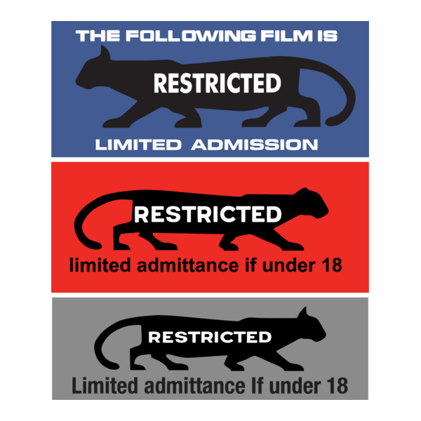 Rated R Restricted Cougar BC Logo PNG Vector