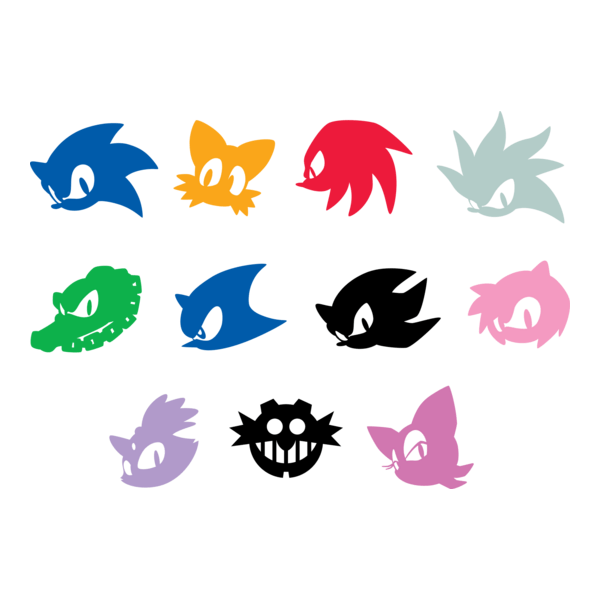 Sonic the Hedgehog Icons Logo PNG Vector