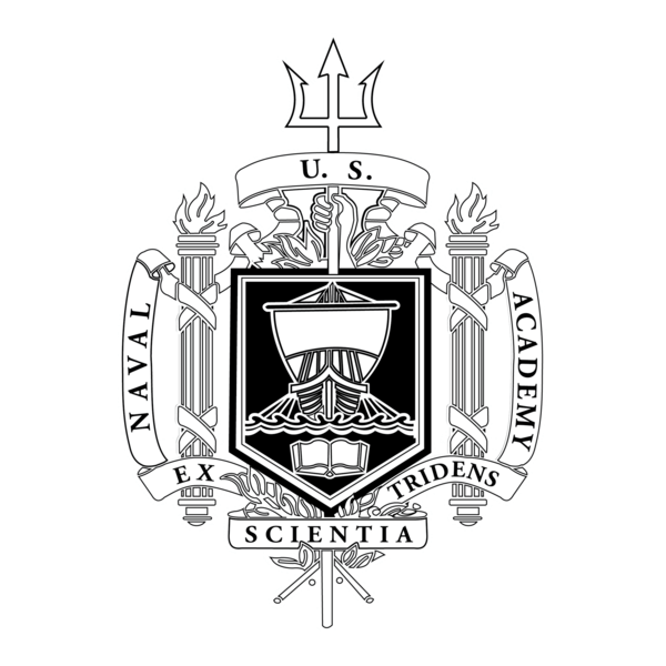 United States Naval Academy Coat of Arms Logo PNG Vector