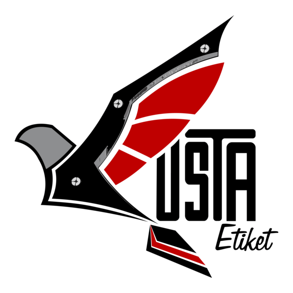 Usta Etiket baskı matbaa Logo PNG Vector