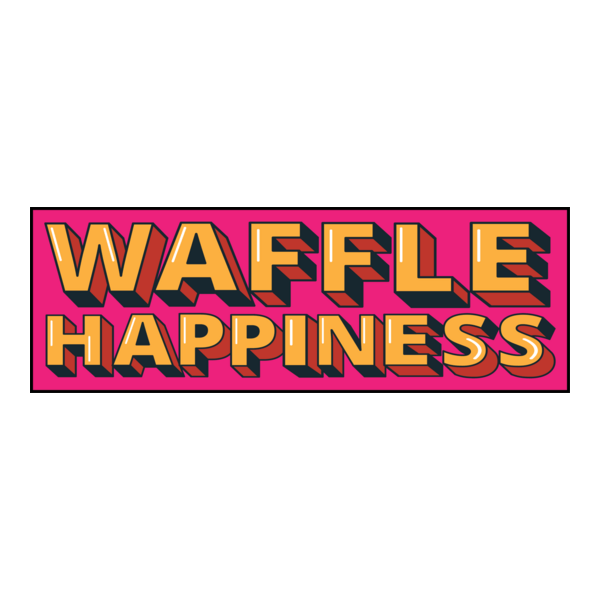 WAFFLE HAPPINESS Logo PNG Vector