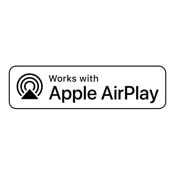 Works with Apple AirPlay Logo PNG Vector