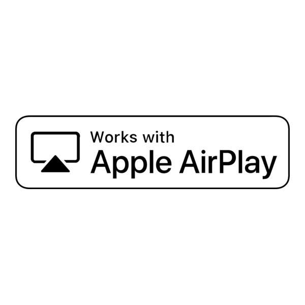 Works with Apple AirPlay Logo PNG Vector