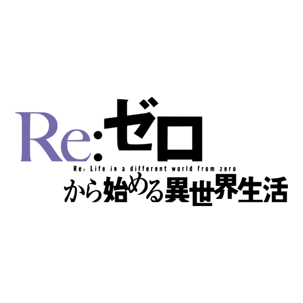 Zero kara Hajimeru Isekai Seikatsu Logo PNG Vector