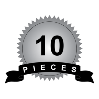 10 Pieces Logo PNG Vector