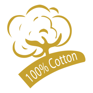 100% COTTON Logo PNG Vector
