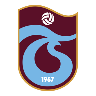 Altın Konturlu Trabzonspor Logo PNG Vector