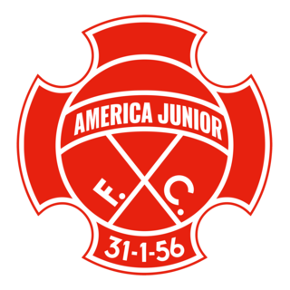 AMÉRICA JUNIOR FUTEBOL CLUBE (PETRÓPOLIS) Logo PNG Vector