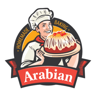Arabian Sweets and Pastry Shop Logo PNG Vector