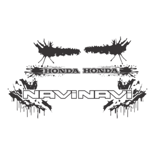 Calcomania Honda Navi Logo PNG Vector