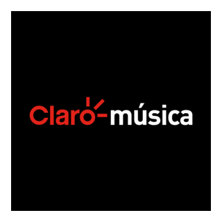Claro música Logo PNG Vector