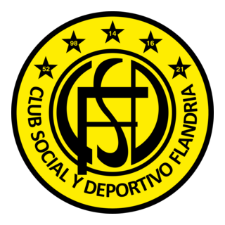 Club Social y Deportivo Flandria de Jaurégui Bueno Logo PNG Vector