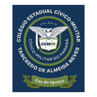 Colégio Cívico-Militar Tancredo de Alm. Neves Foz Logo PNG Vector