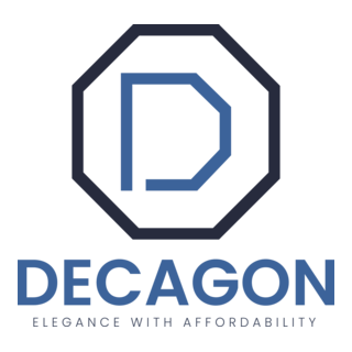 Decagon D Logo PNG Vector