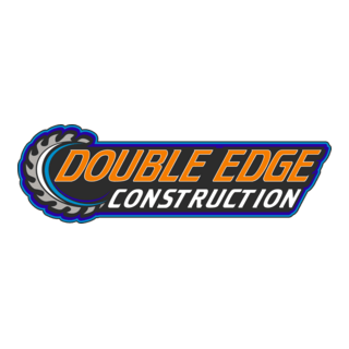 Double Edge Construction Logo PNG Vector