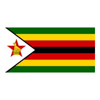 Flag of Zimbabwe Logo PNG Vector
