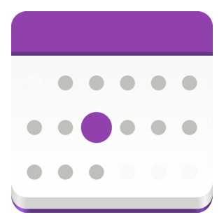 Gnome Calendar Logo PNG Vector