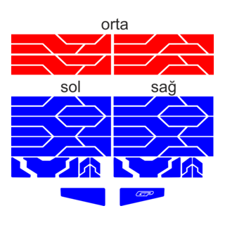 GP Kompozit Universal Sticker Set Logo PNG Vector