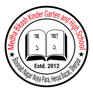 Medha Bikash Kinder Garten and High School Logo PNG Vector